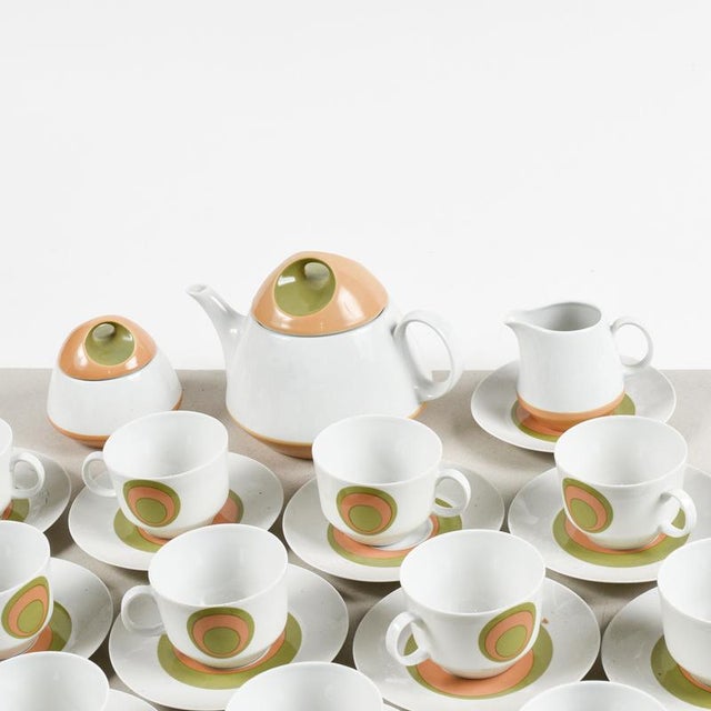 Tea Service from Whldsassen Bavaria, Set of 27 For Sale - Image 5 of 9