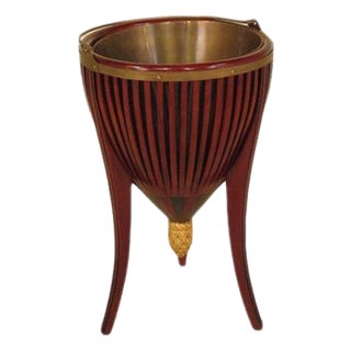 Regency Style Wine Cooler or Pin Mahogany For Sale