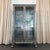 Industrial Large Antique Double Door Brushed Steel Apothecary Vitrine Cabinet For Sale - Image 3 of 10