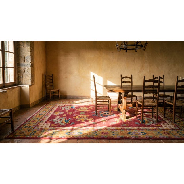1920s Chinese Art Deco Dragon Carpet ( 8'8" x 11'9" - 264 x 358 ) For Sale - Image 15 of 15