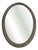 Oval Mirror in Plaster and Wood, 1930s For Sale