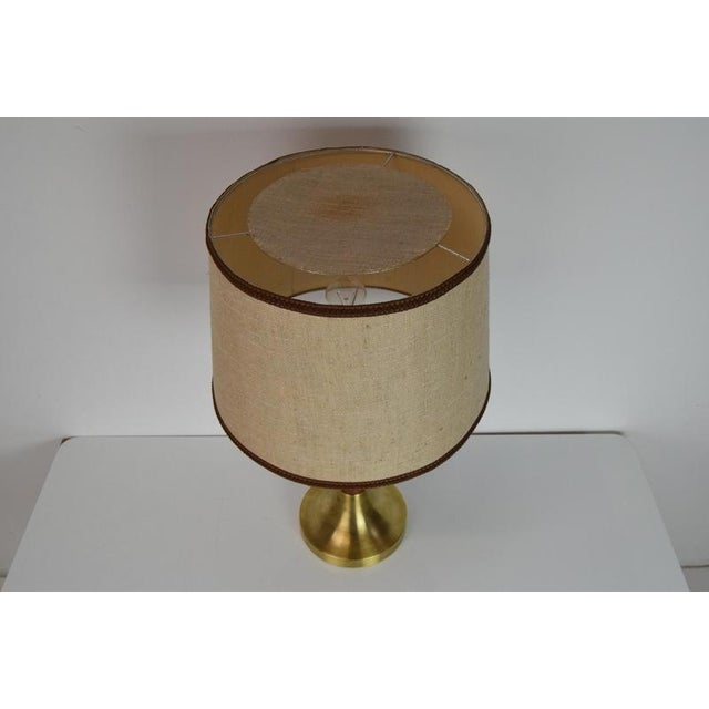Gold Mid-Century Table Lamp, 1960s For Sale - Image 8 of 17