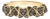 10K Yellow Gold Plated .925 Sterling Silver 1/3 cttw Natural Diamond Band Ring - Size 7 For Sale