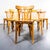 1950’s Standard Flat Seat Bistro Blonde French Dining Chairs- Set Of Six The process of steam bending beech to create...