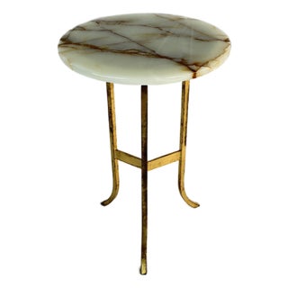 Gilded Side Table For Sale