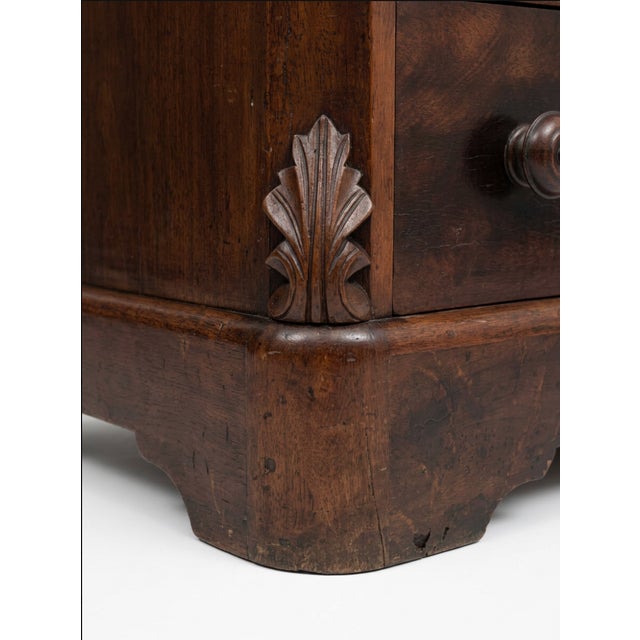 Antique English Oak Chest of Drawers For Sale - Image 4 of 12