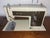 1940s Vintage Sears Kenmore Sewing Machine & Folding Cabinet | Complete With Original Accessories For Sale - Image 5 of 11