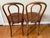 Wood Antique Thonet Style Bentwood Cafe Bistro Chairs, Set of Four For Sale - Image 7 of 13