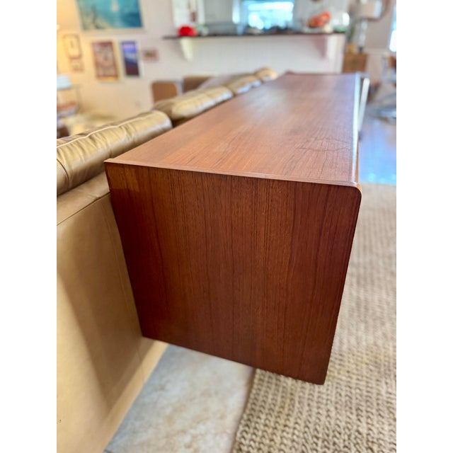 Wood A Vintage Teak Sideboard by Danish Designer Johannes Andersen for Silkeborg Møbelfabrik, Circa 1960s., Attributed For Sale - Image 7 of 12