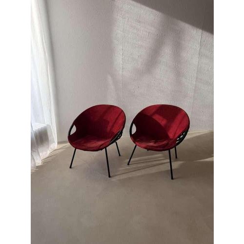 Balloon Lounge Chairs from Lusch, 1960s, Set of 2 For Sale - Image 13 of 14