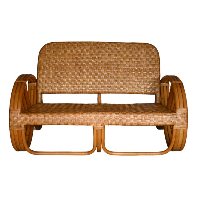 1950s Pretzel Loveseat For Sale