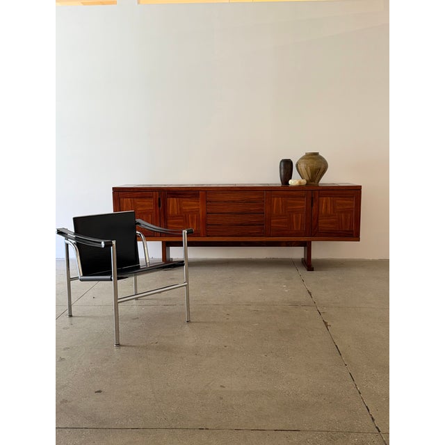 Rosewood Credenza With Ceramic Tile Top, Poul H. Poulsen for Gangsø Møbler, Denmark, C. 1970s For Sale - Image 12 of 12