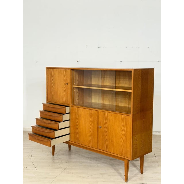 Vintage Sideboard in Wood from Hellerau For Sale - Image 5 of 11