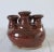 Mid-Century Modern Mid-Century Studio Art Pottery 3-Stem Bud Vase For Sale - Image 3 of 6