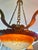 Schneider Art Nouveau Chandelier This is a stunning example of Verrerie Schneider work, likely dating from 1910–1930, the...