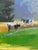 Nancy Paris Pruden "Cows Coming Home" Contemporary Naturalistic Pastoral Landscape Nature Painting, 2020s For Sale - Image 10 of 11