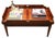 Wood Campaign Mahogany and Brass Butlers Coffee Table by Kennedy Furniture for Harrods For Sale - Image 7 of 12