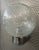Beautiful wall lamp in chrome and glass globe. Simple hanging system included. 1x E14 socket. Both fixture and globe are...