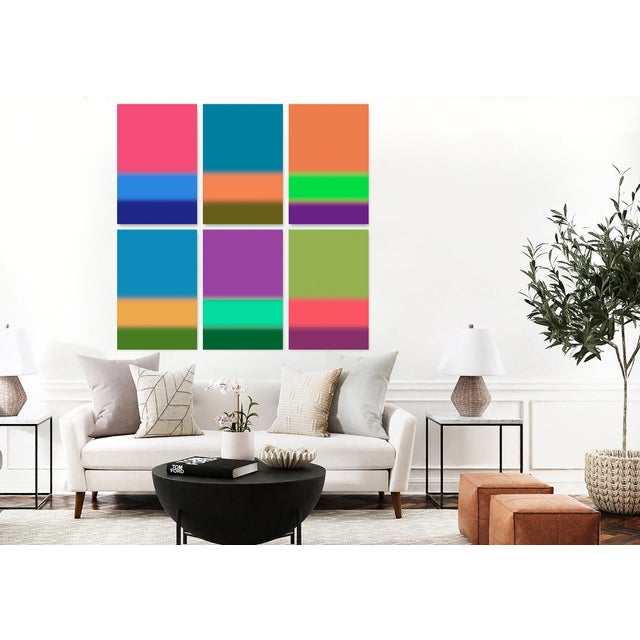 Color Theory 6 piece art set has beautiful bold hues that blend together from shade to shade. This fine artwork offers...