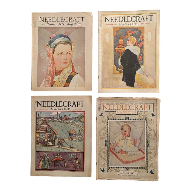 1900's Needlecraft Magazine Collection For Sale