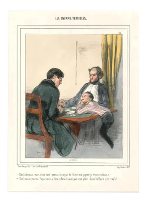 Paul Gavarni (Guillaume Sulpice Chevalier) - Les Enfants Terribles - Lithograph - 1838/1842