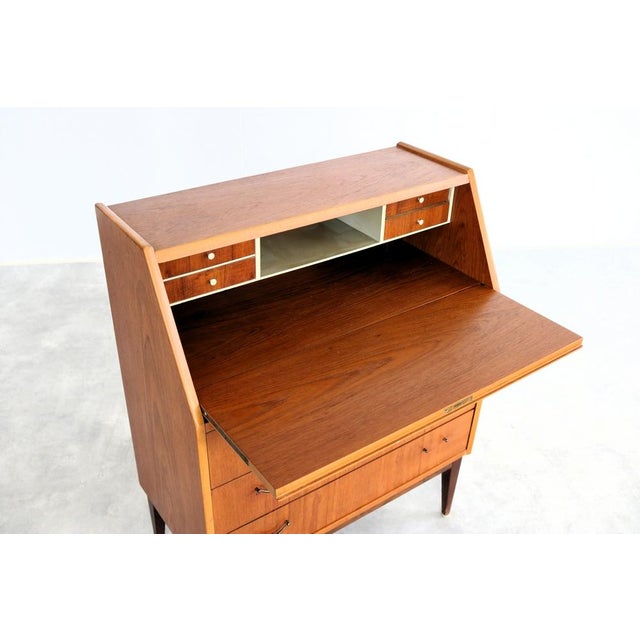 Mid-Century Modern Vintage Swedish Secretary, 1960s For Sale - Image 3 of 9