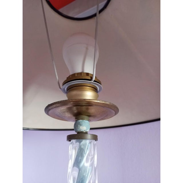 Table Lamp with Marble Base and Bronze Leaf Decoration, Italy, 1950s For Sale - Image 11 of 18