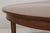 Brown Henkel Harris Walnut Inlaid Oval Dining Table For Sale - Image 8 of 17
