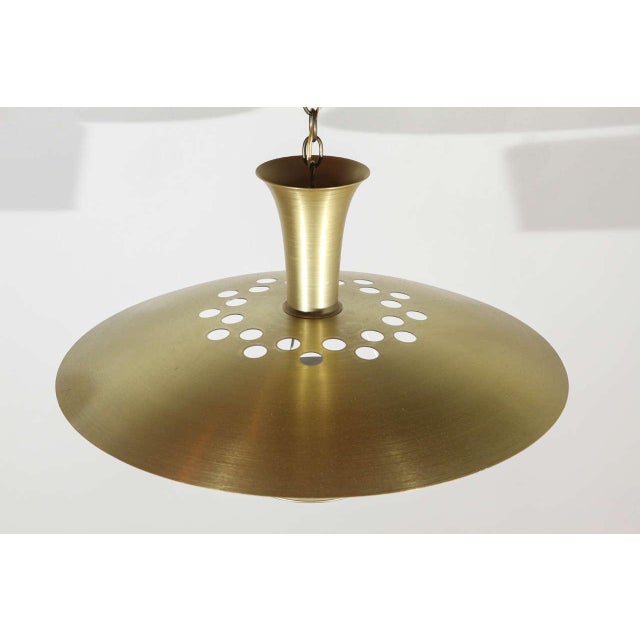Metal Midcentury Aluminum Fixture in the Style of Lightolier For Sale - Image 7 of 8
