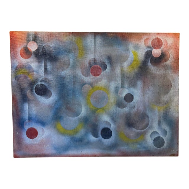 Late 20th Century Modernist Unsigned Painting For Sale