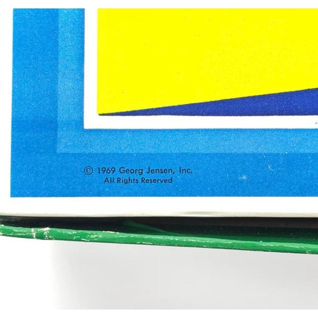 Mid-Century Modern 1969 Backgammon Game Designed by George Ortman, Made by George Jensen for Art in America Series For Sale - Image 3 of 7