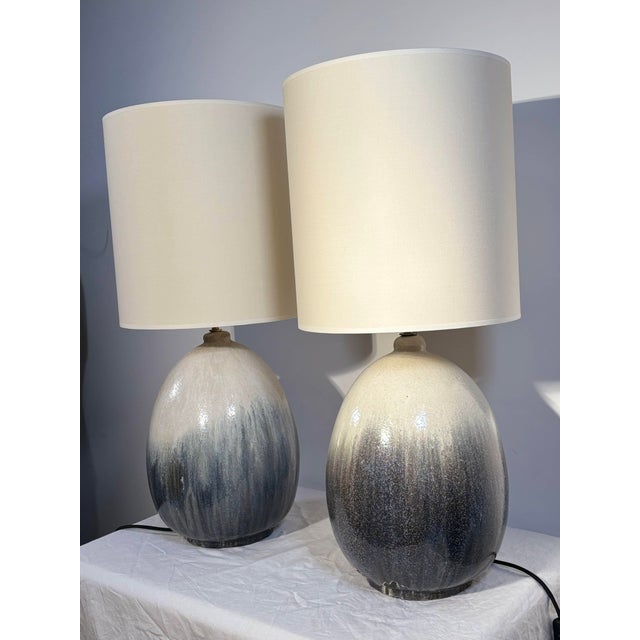 Ceramic Lamps by Marcello Fantoni, Florence, Italy, 1970, Set of 2 For Sale - Image 5 of 15