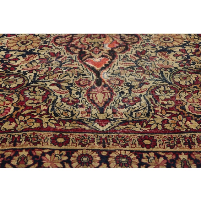 Early 20th Century Antique Persian Kerman Rug - 03'10 X 06'02 For Sale - Image 5 of 9