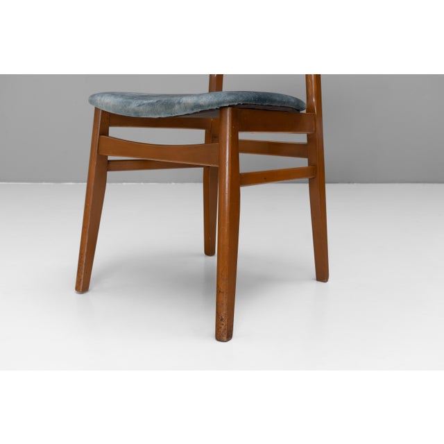 Wood Mid-Century Modern Dining Chairs, 1960s, Set of 4 For Sale - Image 7 of 9