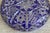 Vintage Cobalt Blue Cut-to-Clear Crystal Ashtray – Geometric Starburst Design – 8" For Sale - Image 12 of 16