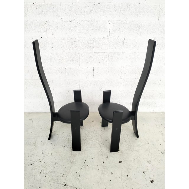 1970s Golem Chairs attributed to Vico Magistretti for Poggi, 1960s, Set of 2 by Vico Magistretti, Set of 2 For Sale - Image 5 of 10