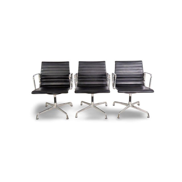 EA 108 Chair in Leather by Charles & Ray Eames for Vitra For Sale - Image 13 of 13