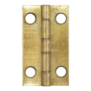 Vintage 0.875 X 1.5 In. Polished Brass Cabinet Door Hinge