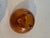 Glass Vintage Amber Crackle Glass Apple Fruit Fly Trap / Autumn Art Glass For Sale - Image 7 of 7