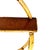Restored Mid-Century Circular Rattan & Slat Mahogany "Skeleton" Wall Shelf For Sale - Image 9 of 9