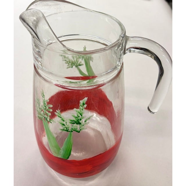 Mid Century Bloody Mary Cocktail Serving Et - Pitcher and Glasses For Sale In New York - Image 6 of 6