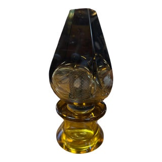 Flavio Poli Seguso Sculptural Murano Glass Table Lamp For Sale
