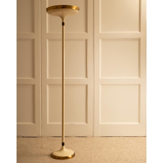 Metal Vintage Italian Floor Lamp, 1970s For Sale - Image 7 of 7