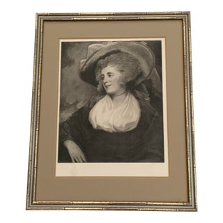 Antique Lithograph After George Romney, Lady Arabella Ward, C. 1900 For Sale