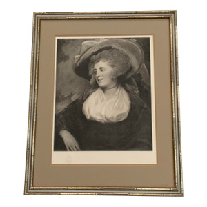 Georgian Beauty Immortalized: Lady Arabella Ward Lithograph After George Romney