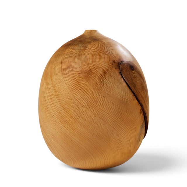 David Ellsworth Mid Century Hollow Form Vessel Pine Pot For Sale In Chicago - Image 6 of 7