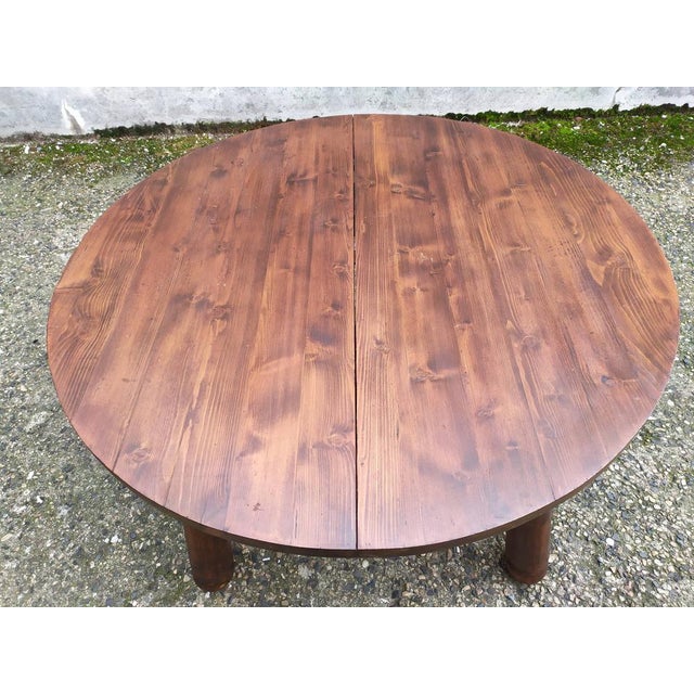 Brutalist Extendable Dining Table, 1950s For Sale - Image 11 of 18
