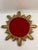 1960s Mid Century Italian Giltwood Sunburst Wall Mirror For Sale - Image 11 of 17