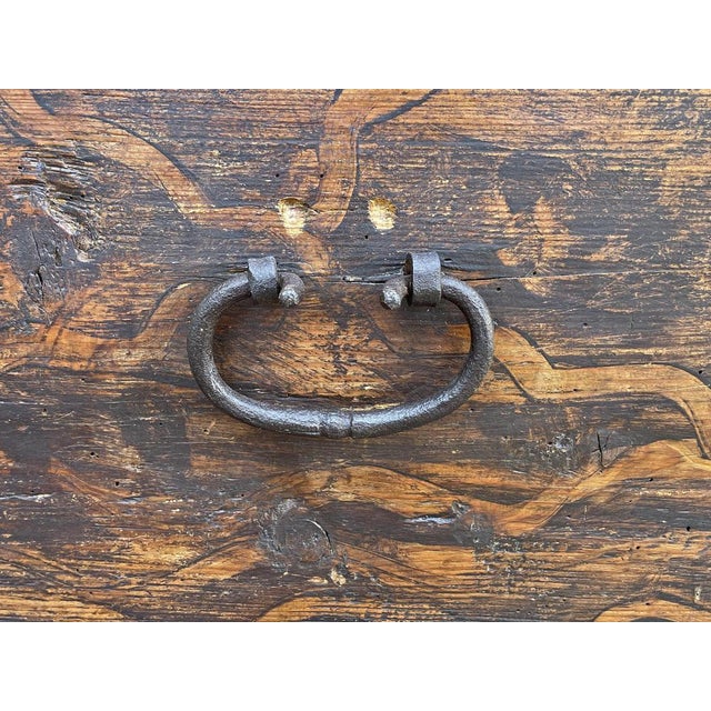 Wood 18th Century Tyrolean Painted Chest For Sale - Image 7 of 15