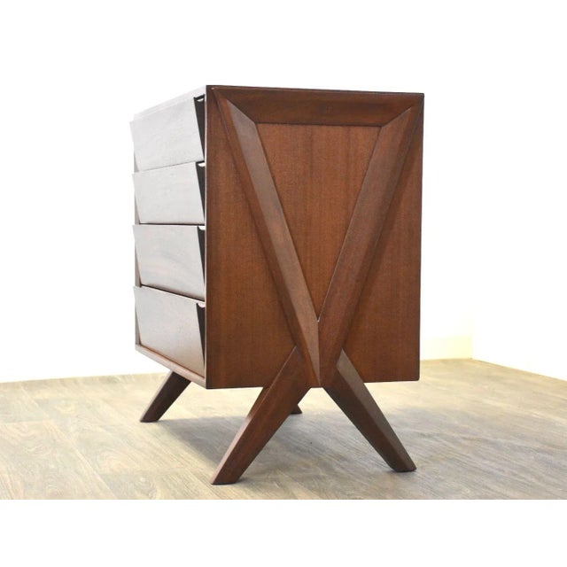 Mid Century Mahogany Dresser For Sale - Image 4 of 10